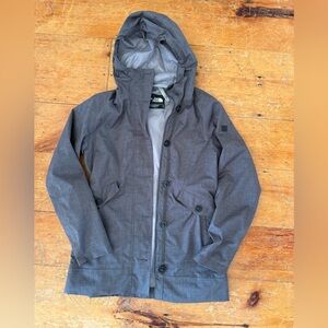 The North Face Women’s Charcoal Raincoat - Small